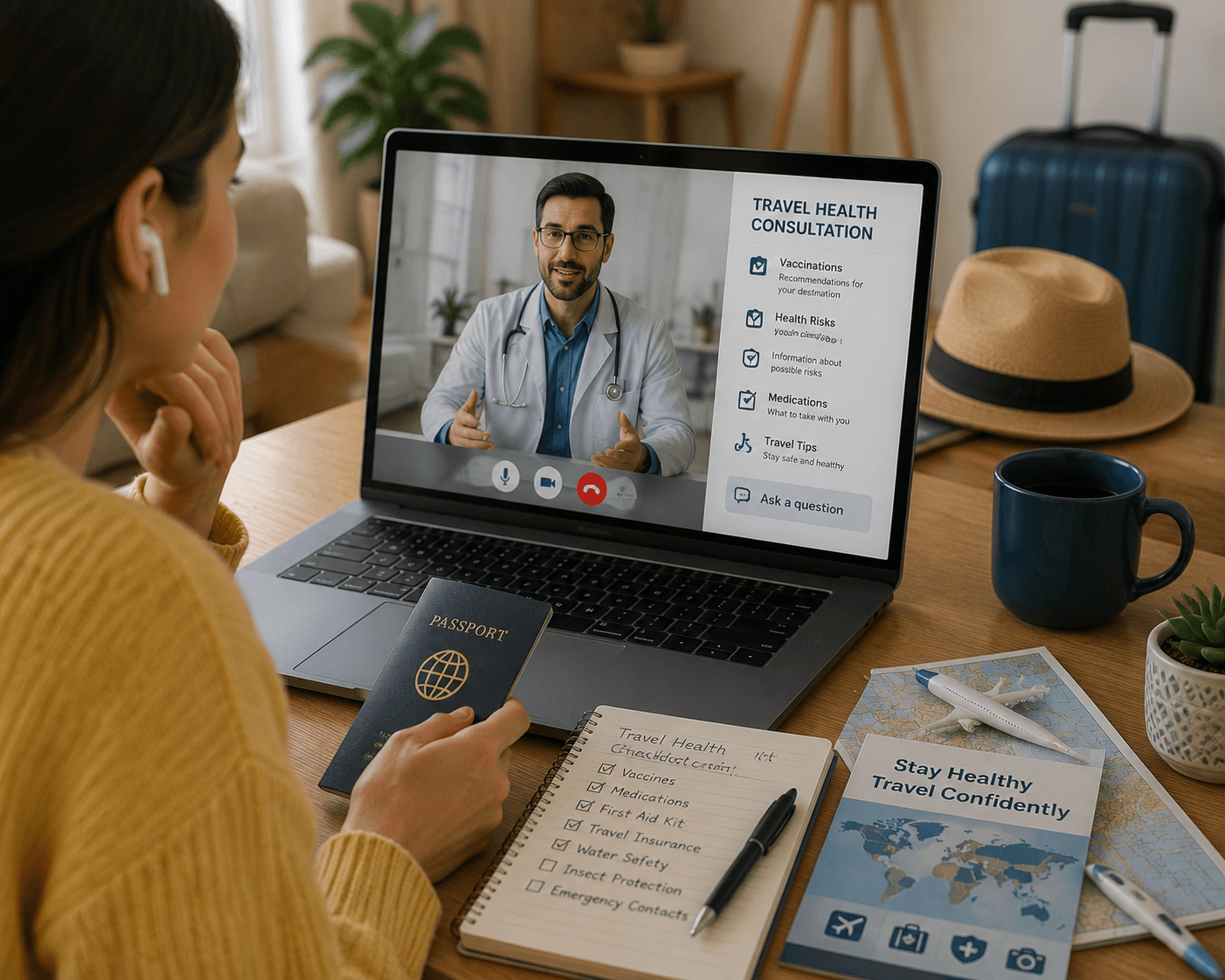 Consulta de salud para viajes
